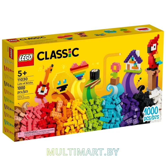 Набор деталей LEGO Classic 11030 Множество кубиков